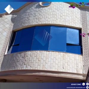 تركيب واجهات زجاج بالمدينة المنورة